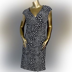 JONES NEW YORK fully lined, print, Wrap Dress, 10